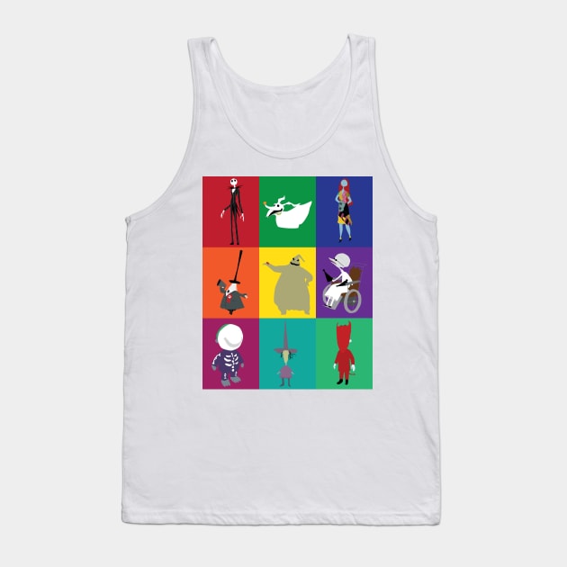 Nightmare Before Christmas Tank Top by ehaverstick